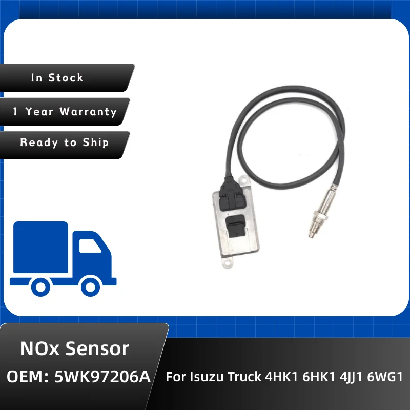 Euro Truck Parts 24V Nox Sensor 5WK9 7206A 8983023940 Diesel Truck Sensor Probe For Isuzu Truck 4HK1 6HK1 4JJ1 6WG1 5WK97206A