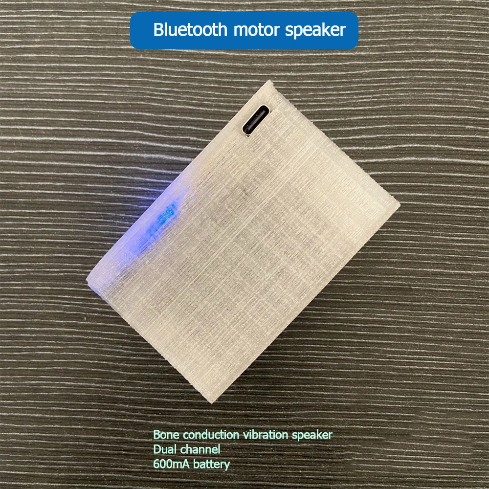 

DIY bluetooth motor speaker dual channel portable Bone conduction vibration speaker