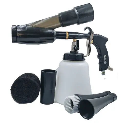 2IN1 Air Regulator Car Detailing Tornado Gun  with  Bearing Tube And Vacuum Adapter Clean & Vacuum Combo for 2023 Update