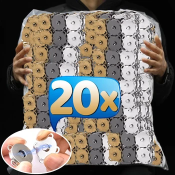 1-20set 가방 마그네틱 스냅 버튼 패스너 걸쇠 버튼 핸드백 지갑 지갑 공예 가방 부품 미니 흡착 버클 14/18mm