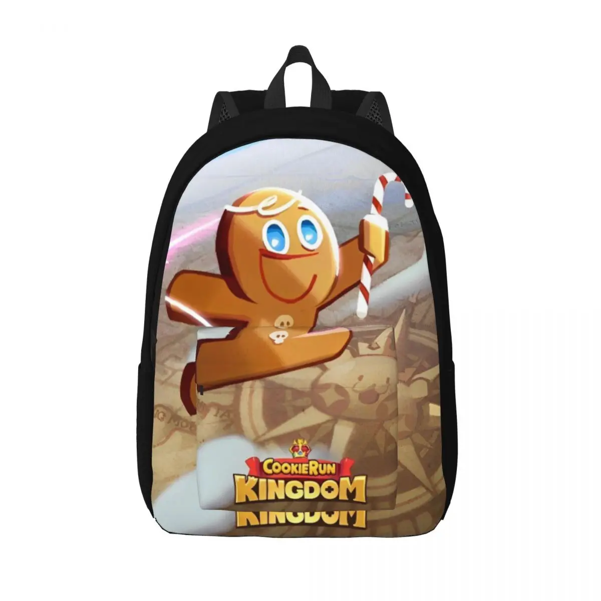 

Классический рюкзак Cookie Run Kingdom, спортивный рюкзак для средней школы, пешего туризма, путешествий, рюкзак для мужчин и женщин, холщовые сумки для ноутбука
