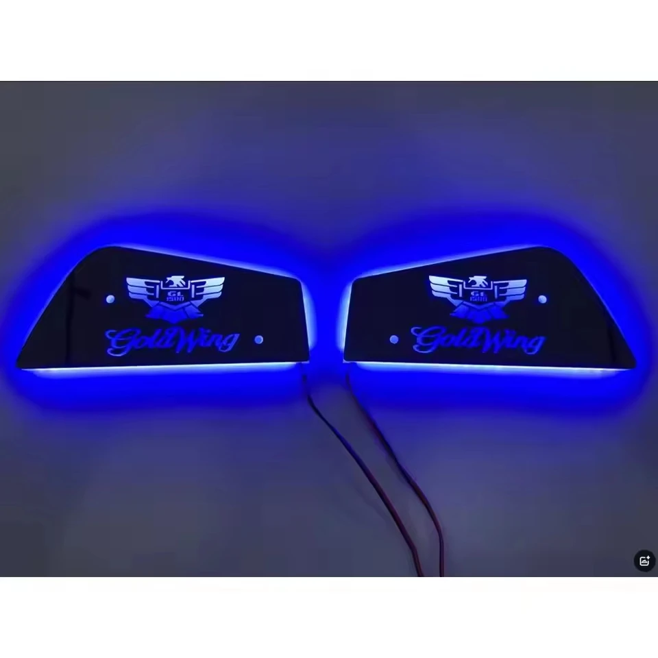 For Honda Goldwing 1500 GL 1500 Lighting Foot Peg Covers LED Lighting Floorboard Goldwing 1500 Accessories