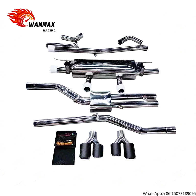 

High Performance 304 Stainless Steel Valved Exhaust Catback Tunning System for X6 40i