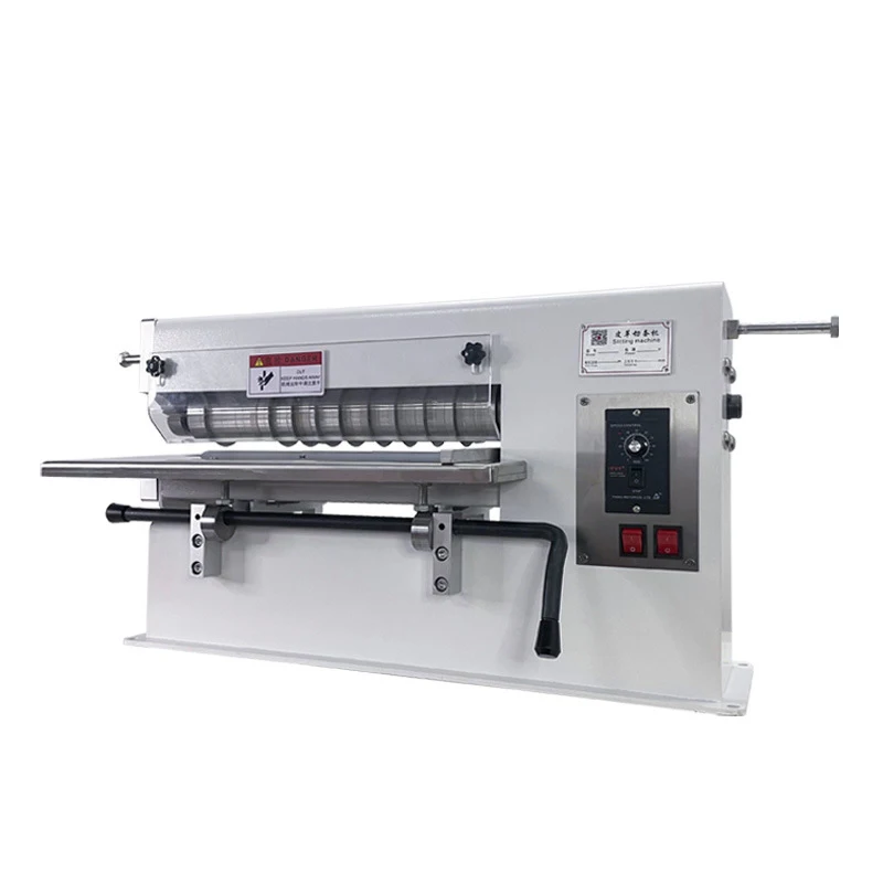 14 inch Leather Slitting machine Belt Slitting machine EVA Rubber Felt Wool Slitting Single Head Direct Drive Speed Regulation