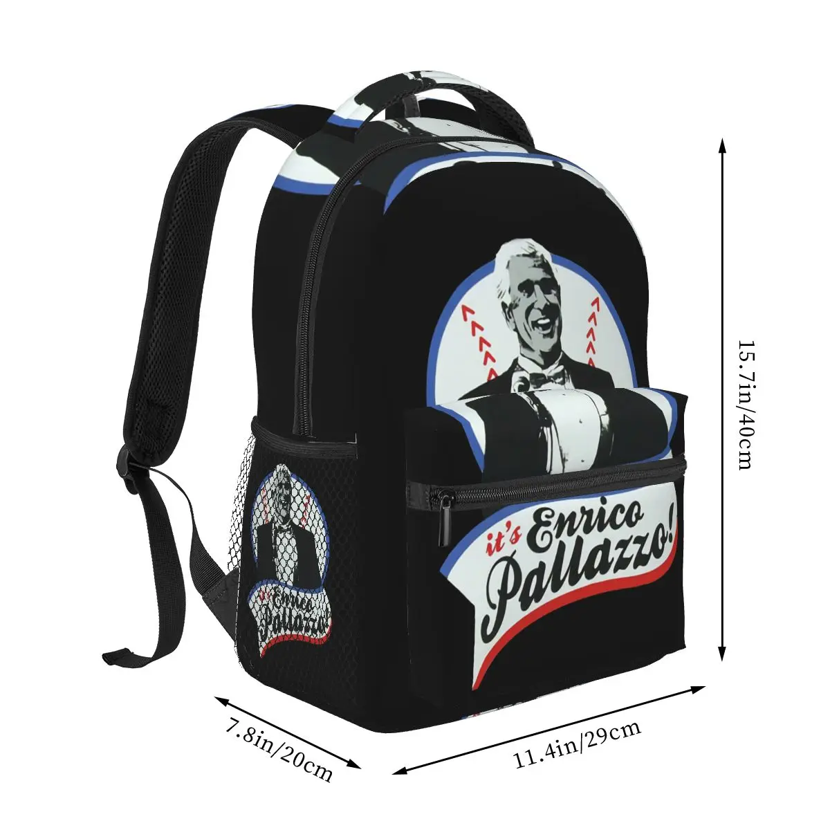 Hey Look Enrico Pallazzo Backpack Student Boys Girls BookBag Children School Bag Computer Shoulder Bags for Men Women