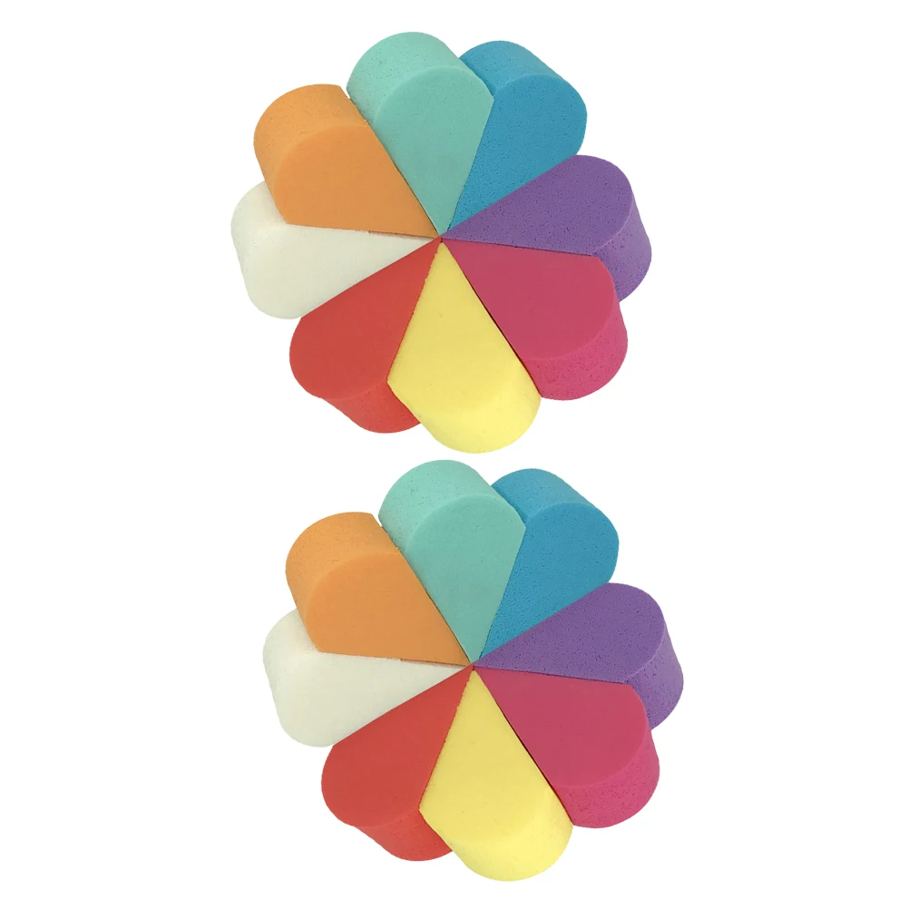 

16Pcs Makeup Sponge Beauty Sponges for Foundation Powder Puff Cushion Puff Blending Sponge High-Density Flexible Elastic Bouncy