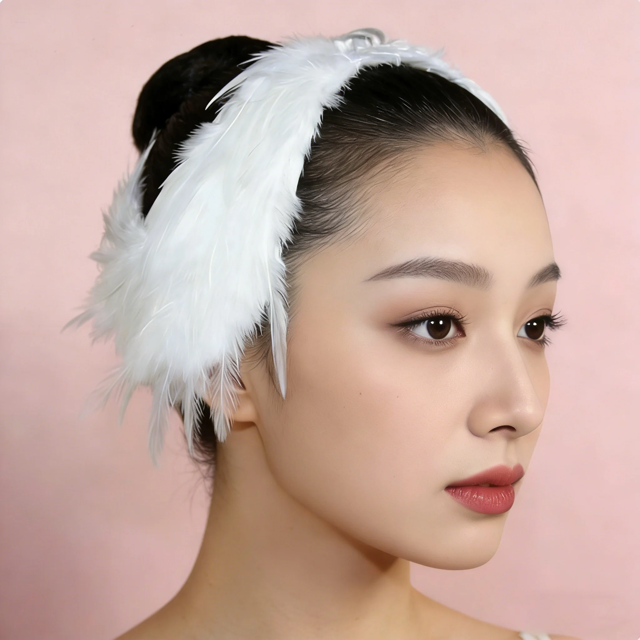 New Swan Lake Ballet Feather Headdress Hand Made For Women, Princess Ballerina Headwear In Female Hair Accessories Headband Top