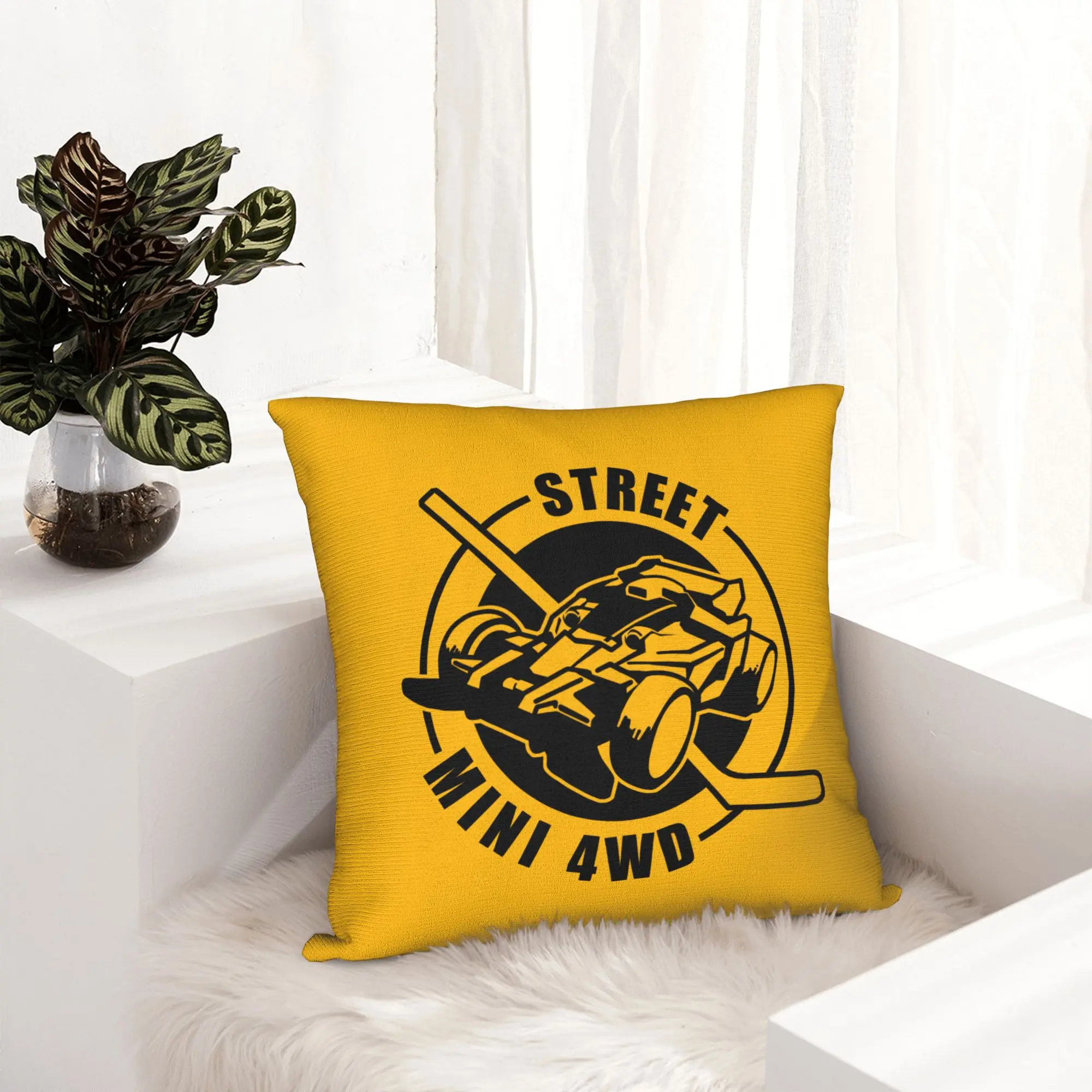 Tamiyas Symbol Pillow Case 40x40cm Decoration Luxury Buggy RC Cars Outdoor Cushions Square Pillowcase