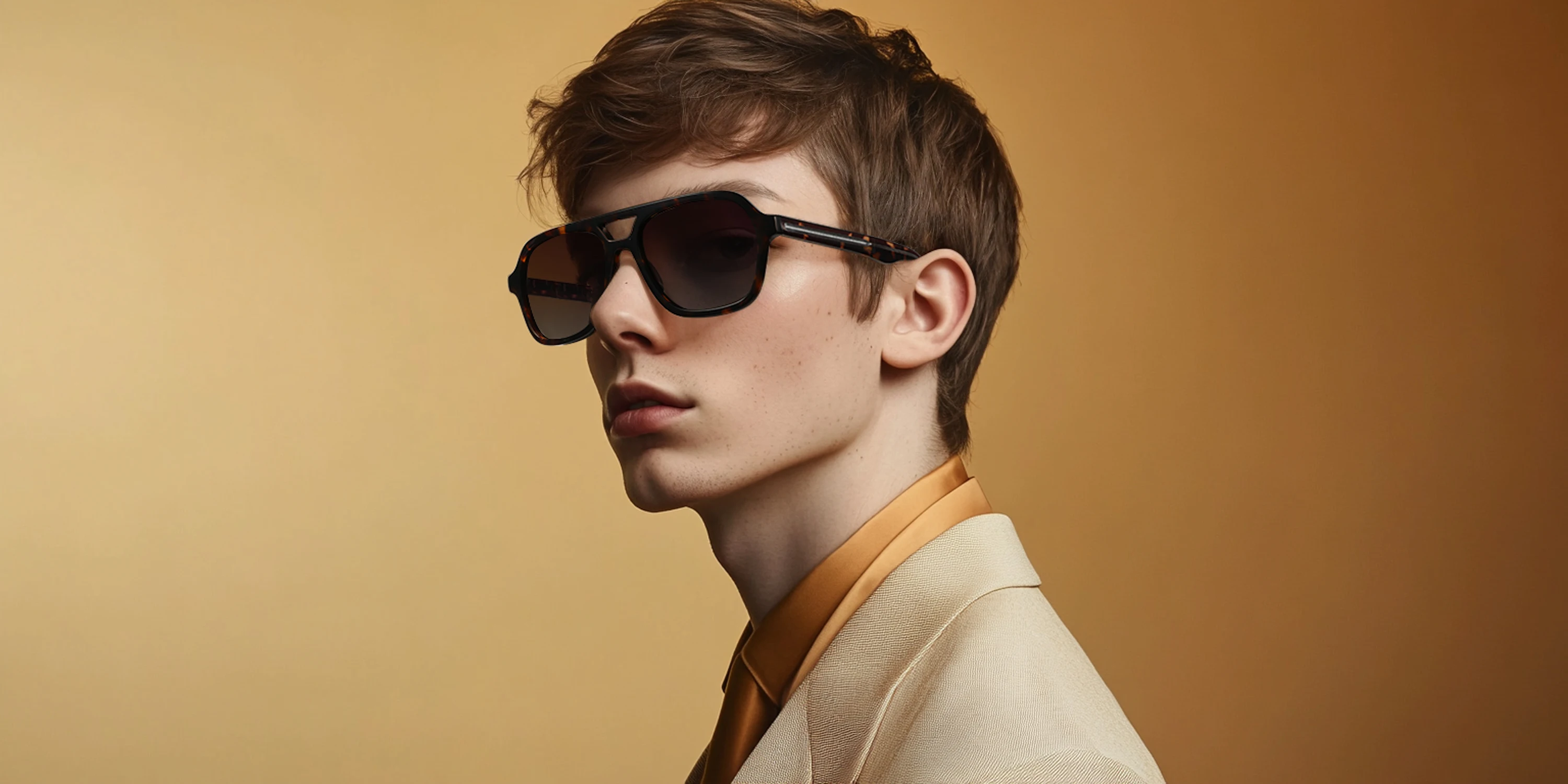 ZENOTTIC 2025 Trend Aviator Polarisierte Sonnenbrille, handgefertigt, Acetat, UV400-Schutz, Piloten-Sonnenbrille für Damen und Herren – Detail 2