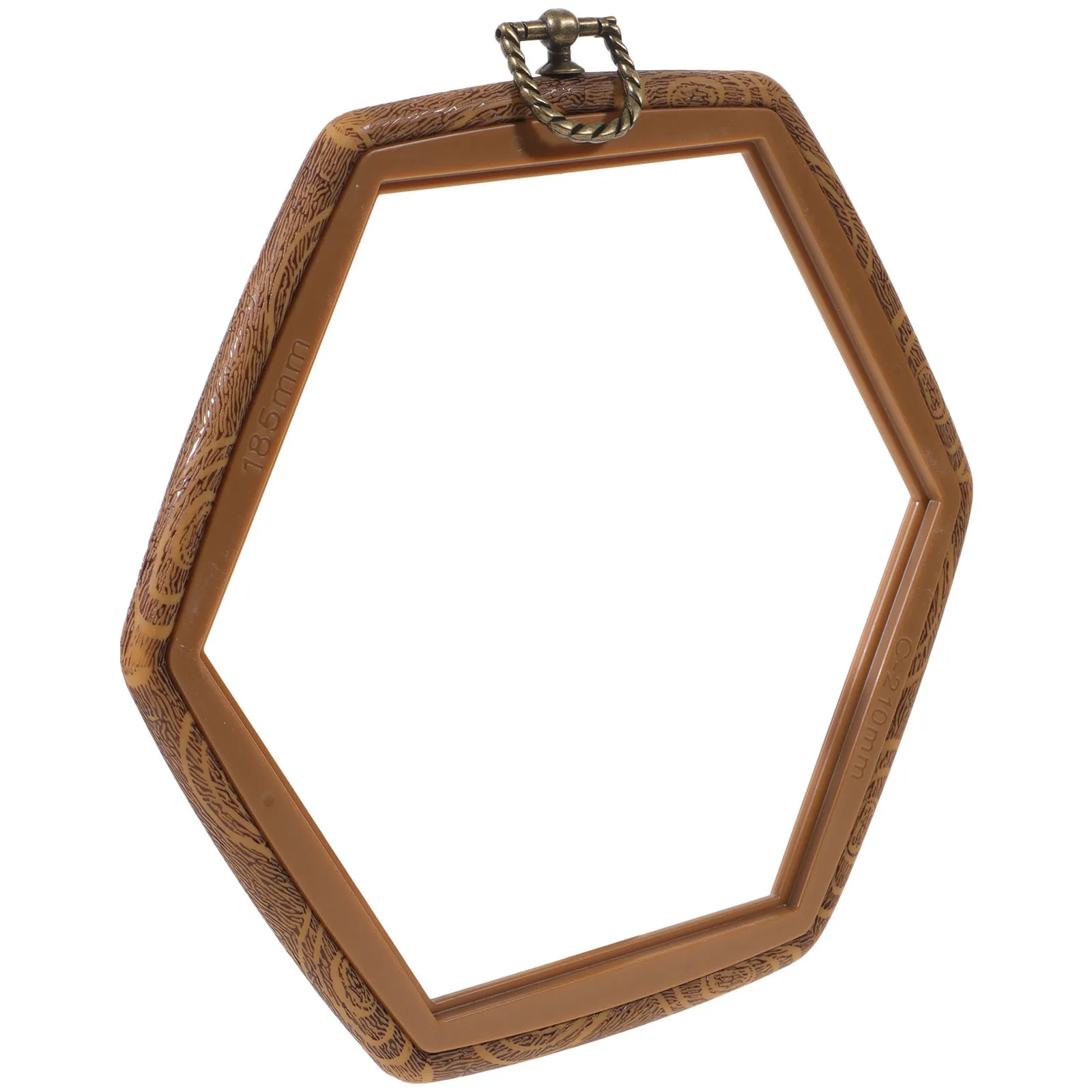 

Hexagonal Reusable Embroidery Hoop Durable Sewing Ring for Cross Stitch DIY Needlework Embroidery Hoops Cross Stitch Hoop