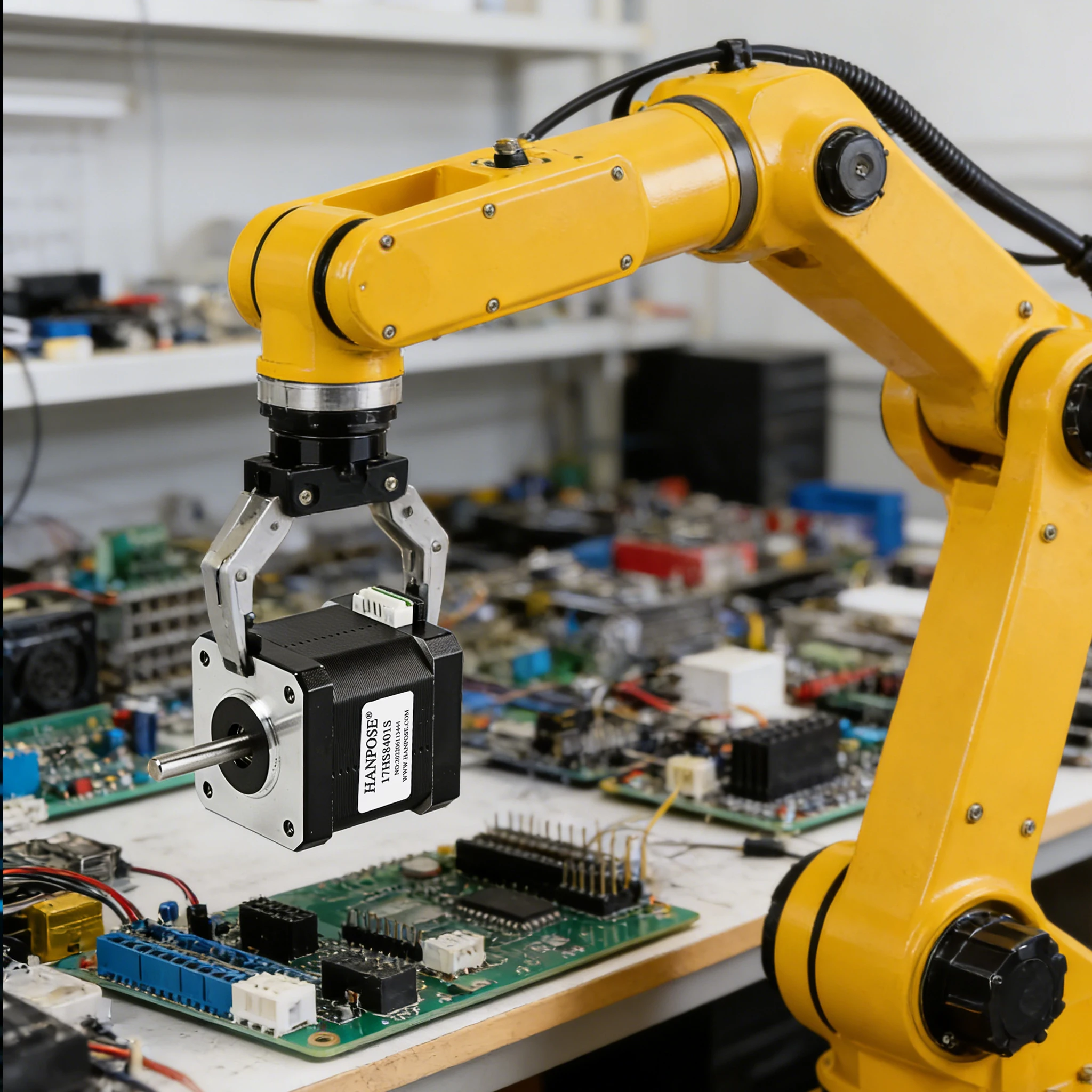NEMA17 17HS8401S Schrittmotor 0,52N.m 1,8A Zweiphasig Vierdraht 3D-Druck Zubehör Motor Direktvertrieb vom Hersteller NEMA17