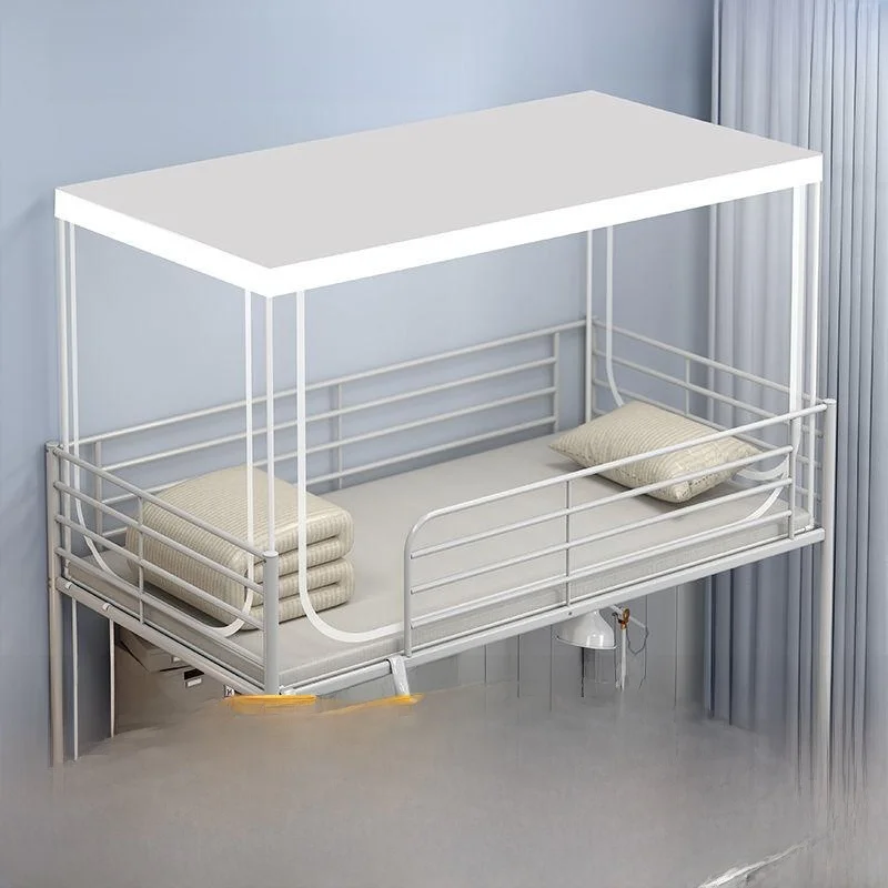 Student Expandable Mosquito Net Dormitory Special High School Upper Bed Universal 90x190 Bedroom Single Bed Top Bunk