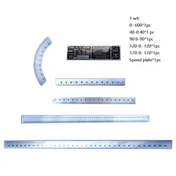 High-Quality Turret Milling Machine Accessories Scale Ruler Angle Ruler Speed Plate Brand New