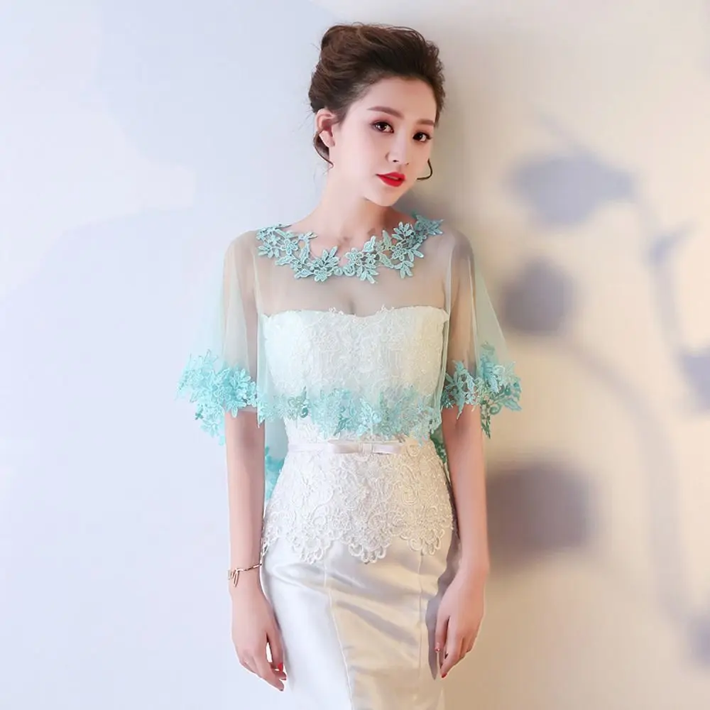 Свадебные аксессуары, вечерние накидки, летняя шаль, большой размер, прозрачные женские накидки, кружевная шаль с цветком, свадебные накидки