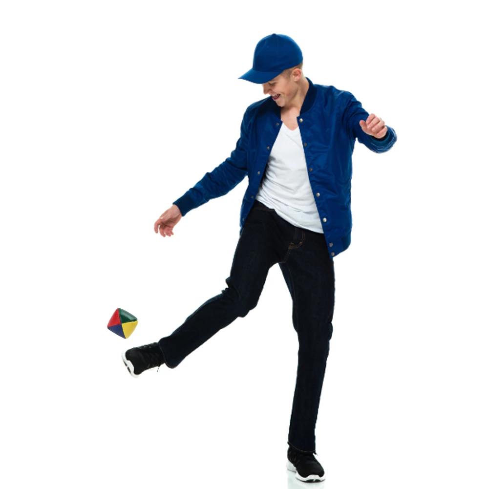 1-9 pezzi vestito netto palla da giocoleria professionale acrobazia lancio palla giocattolo educativo bambini divertimento sport pu morbido giocoleria palla giocattoli