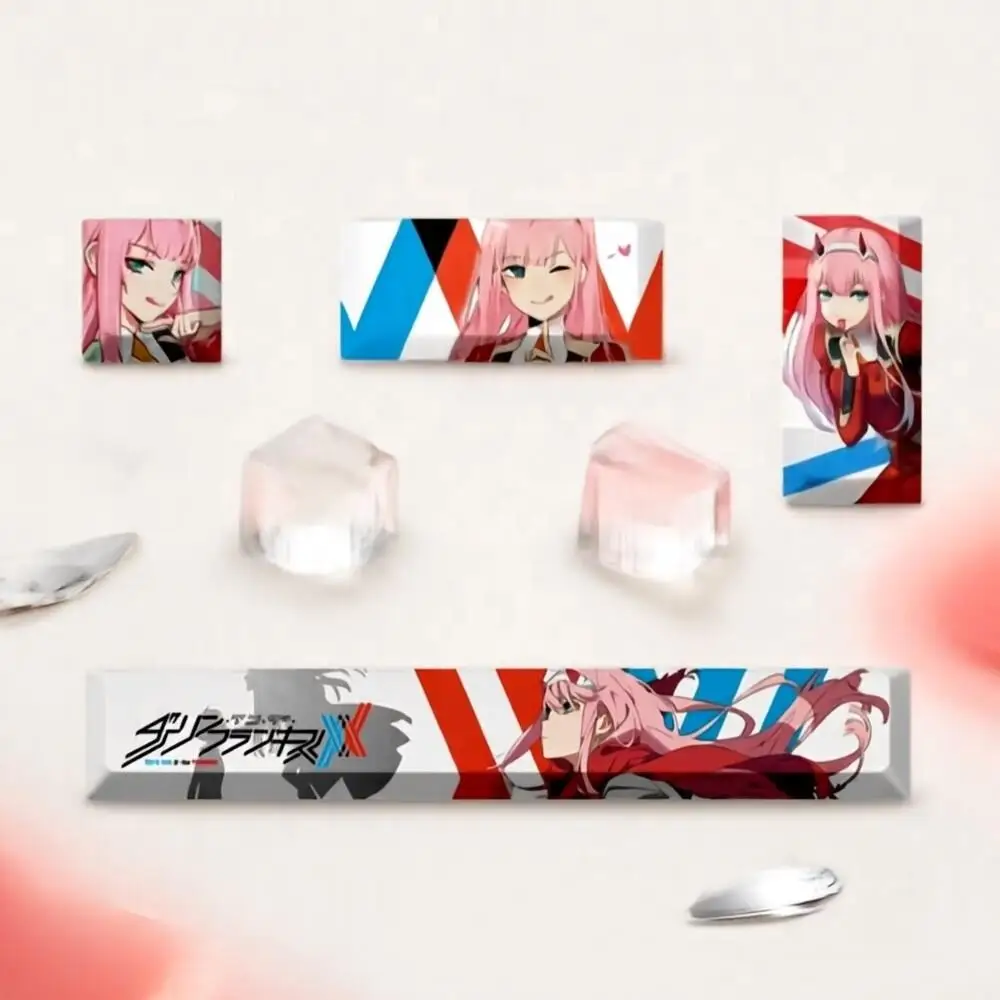 4 Key/set Keycap ZERO TWO 02 keycaps Mechanical keyboard accessories Original height gift