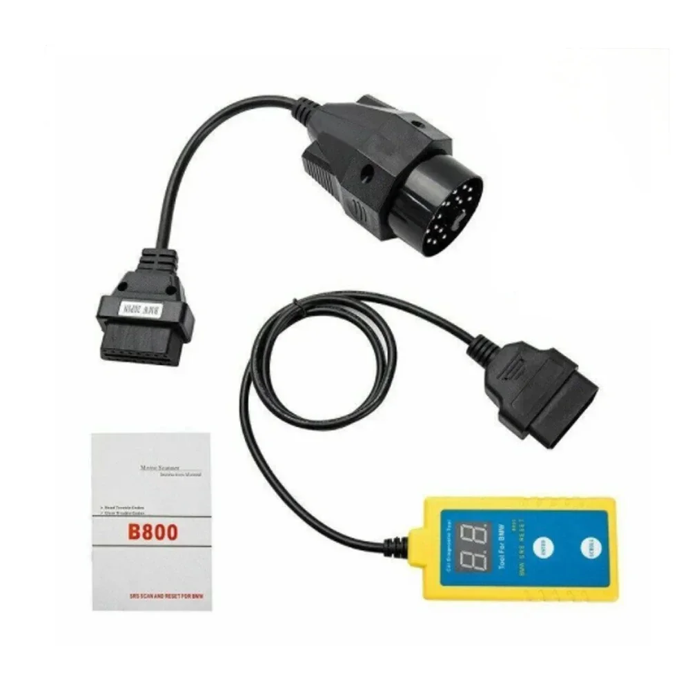 Car Auto OBD SRS Scan Reset Tool B800 for BMW 1994-2003 E36 E46 E34 E38 E39 Z3 Z4 X5 B800 Read and Clear SRS Trouble Codes