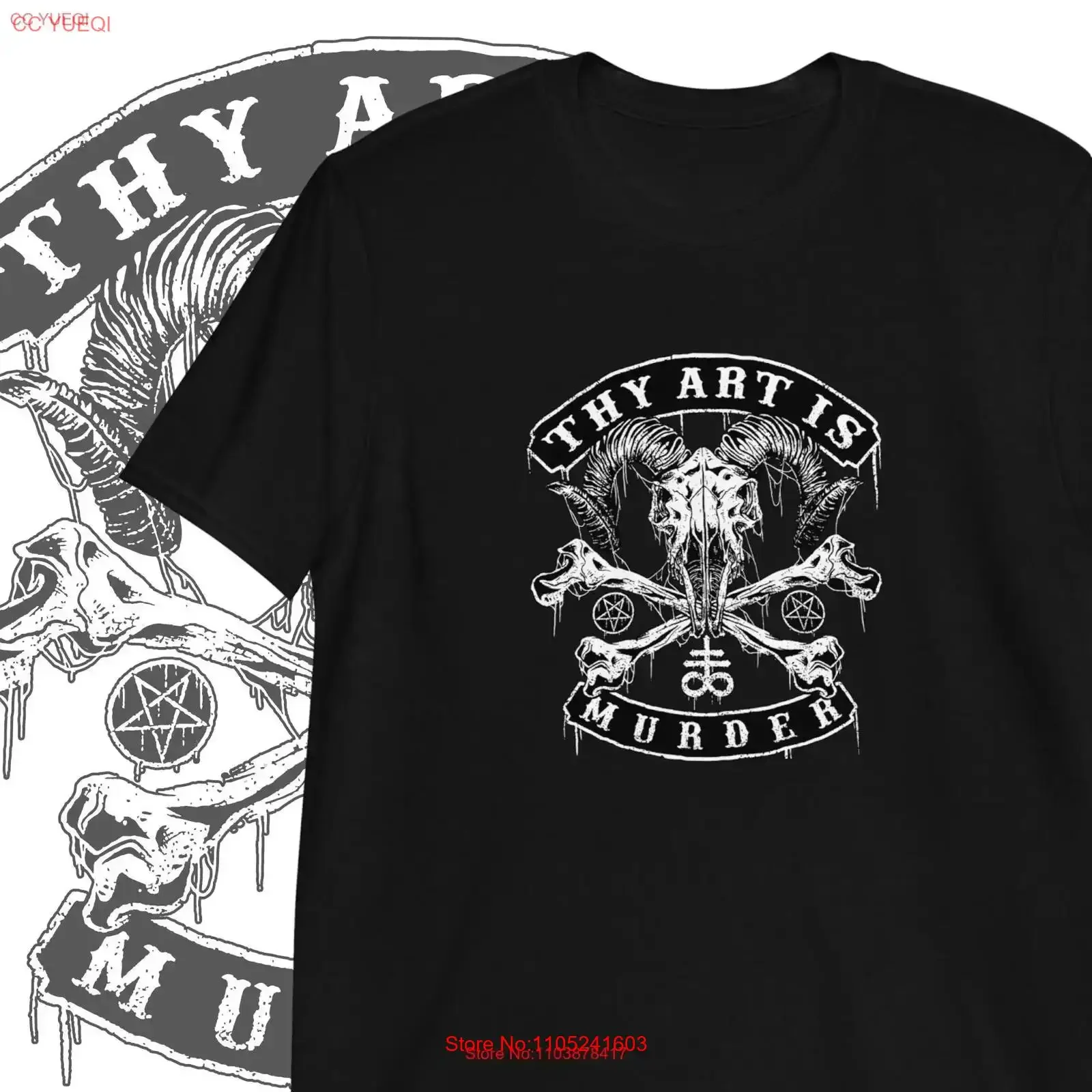 Thy Art Is Murder T Shirt vintage Washed Stretched Versatile Top For Everyday Wear Soft designer clothes fashion homme Unisex