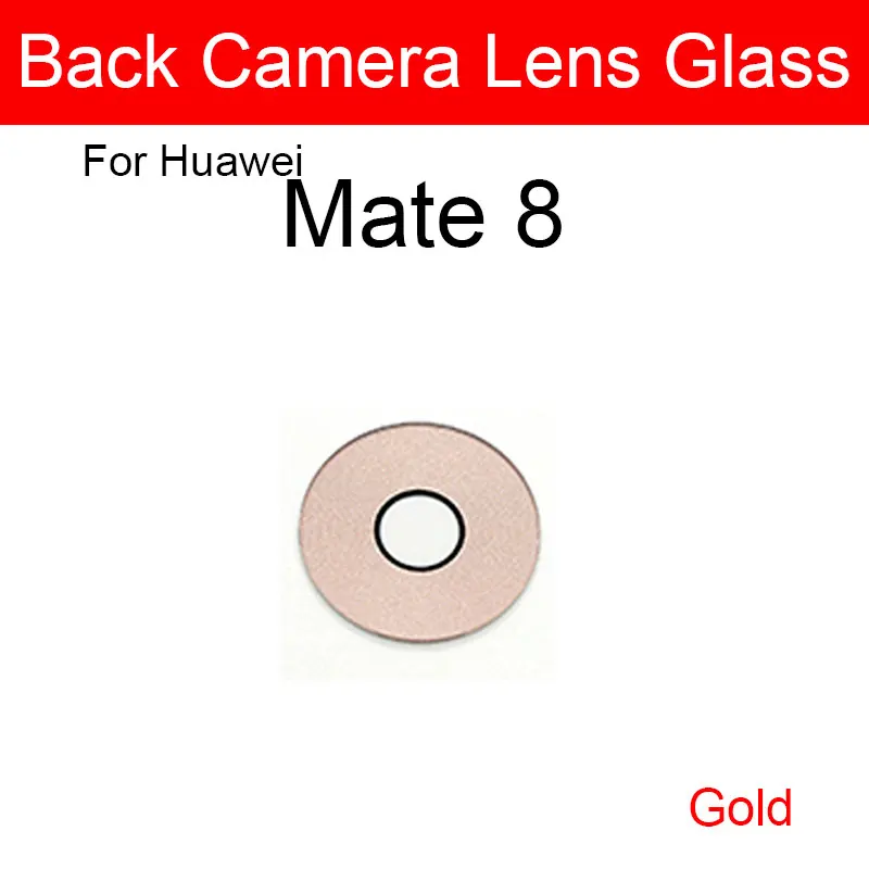 Rear Main Camera Glass Lens For Huawei Mate 9 10 20 Pro Lite Mate 20X Mate 7 8 Mate S Camera Glass Lens+Adhensive Sticker Parts