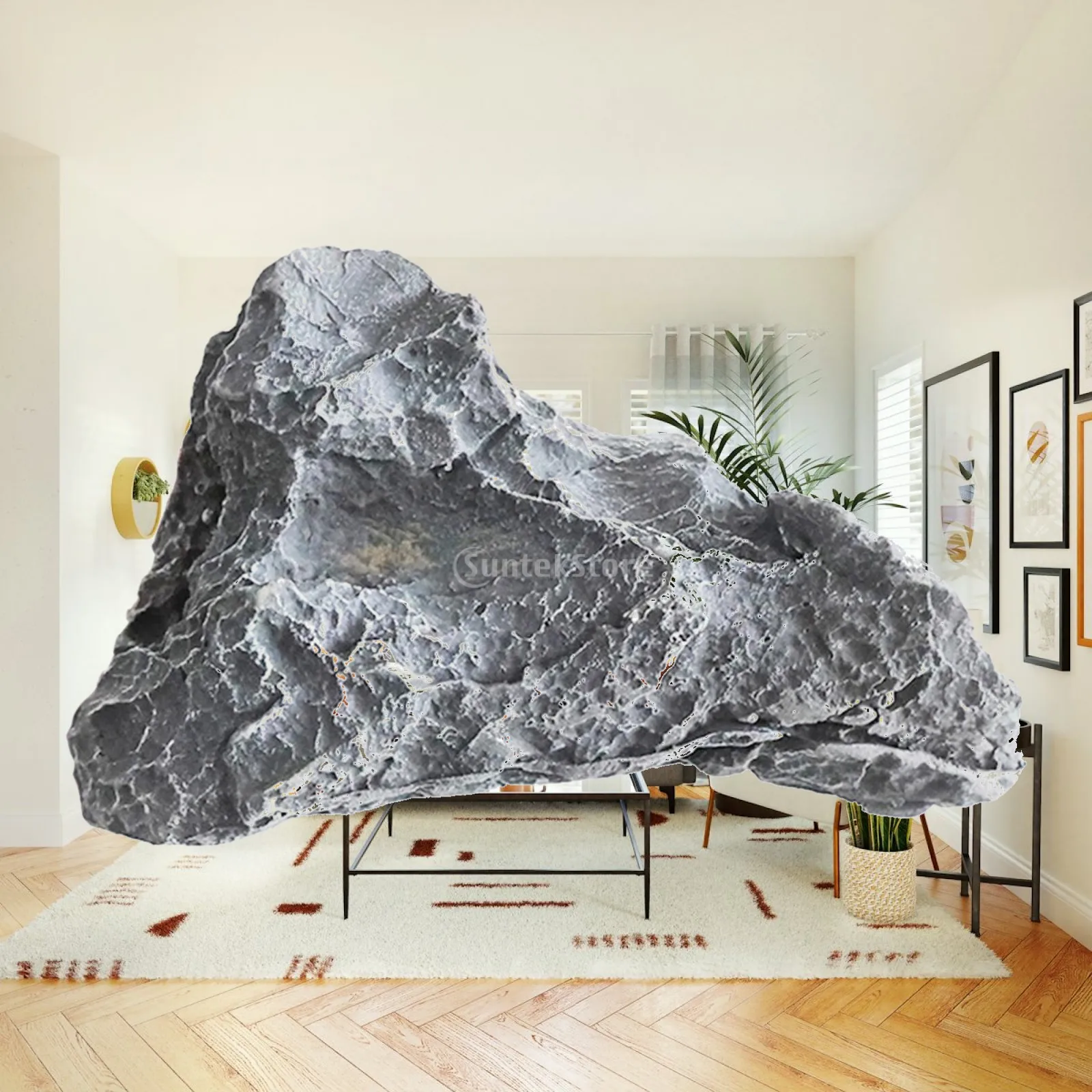 Realistic Faux Landscape Rock Foam Prop Decorative Large Stone for Home and Hotel Scenery Design