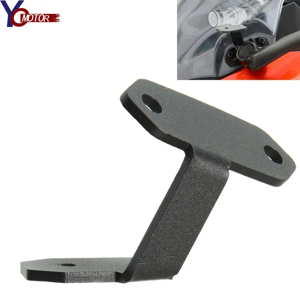 

For KAWASAKI Ninja 400 NINJA400 2018 2019 NINJA 400 Riding Navigation Automobile Data Recorder Bracket Steel Left DVR Bracket