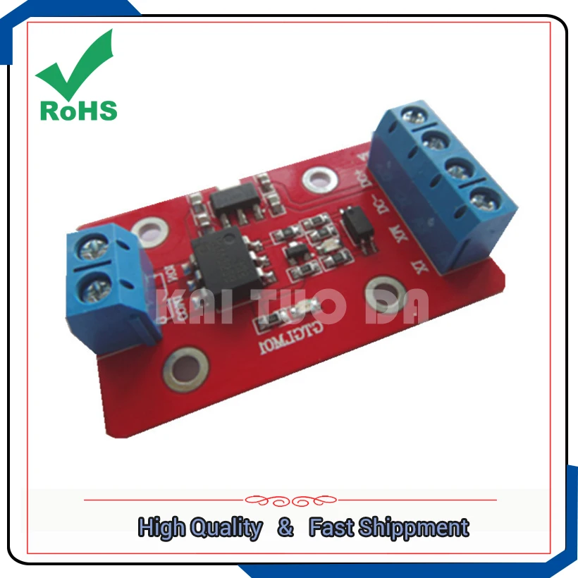 1-way/one channel solid state relay module / high-level trigger 48V / 1A optocoupler isolated output board