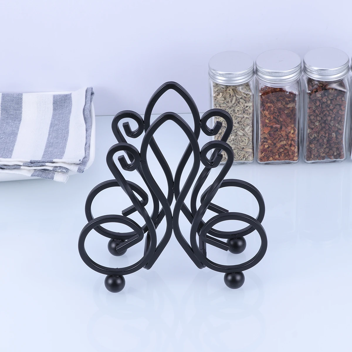 

Creative Cutting Board Storage Rack Premium Steel Hollow Design Kitchen ganizer Multifunctional Chopping Board Holder Protects