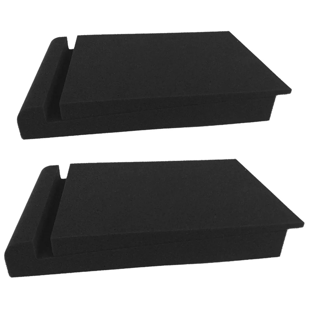 

2Sets Soundproof Speaker Sponge Cushion Shockproof Anti-Vibration Pad Audio Desktop Speaker Sound Isolation Stable
