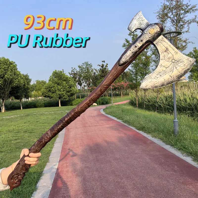 1:1 Cosplay God of War 4 Home Decor War Beast Axe Leviathan Pirate Ghost Axe Prop Role Playing Cos Axe PU Model boy Toy Sword