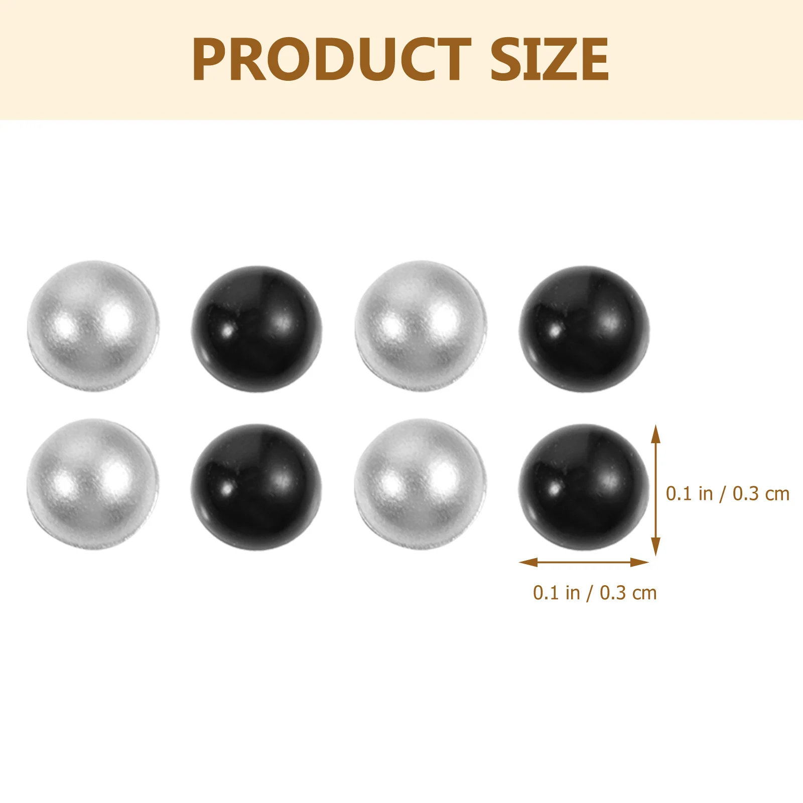 

3pcs 3 Packs Pearl Nail Art Decals Small Size Shiny Durable Manicure Accessories For Women Girls Diy Nail Charms Decorations