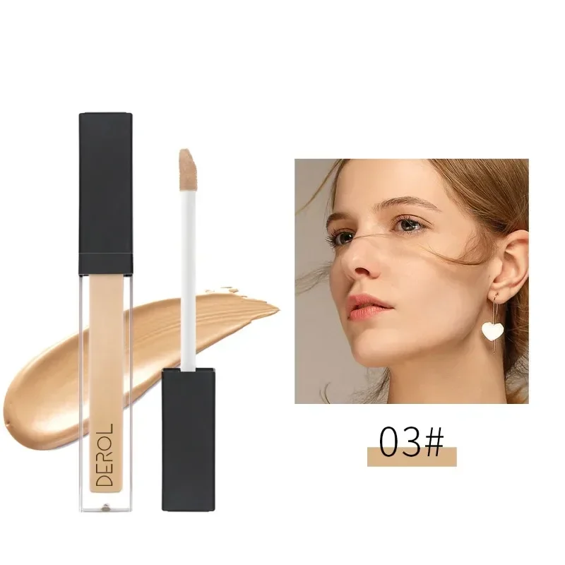 Heallor Silky Concealer Stick Liquid Cream Texture Covers Acne Marks Dark Circles Pimples Face Makeup Lasting Brighten Face Cosm