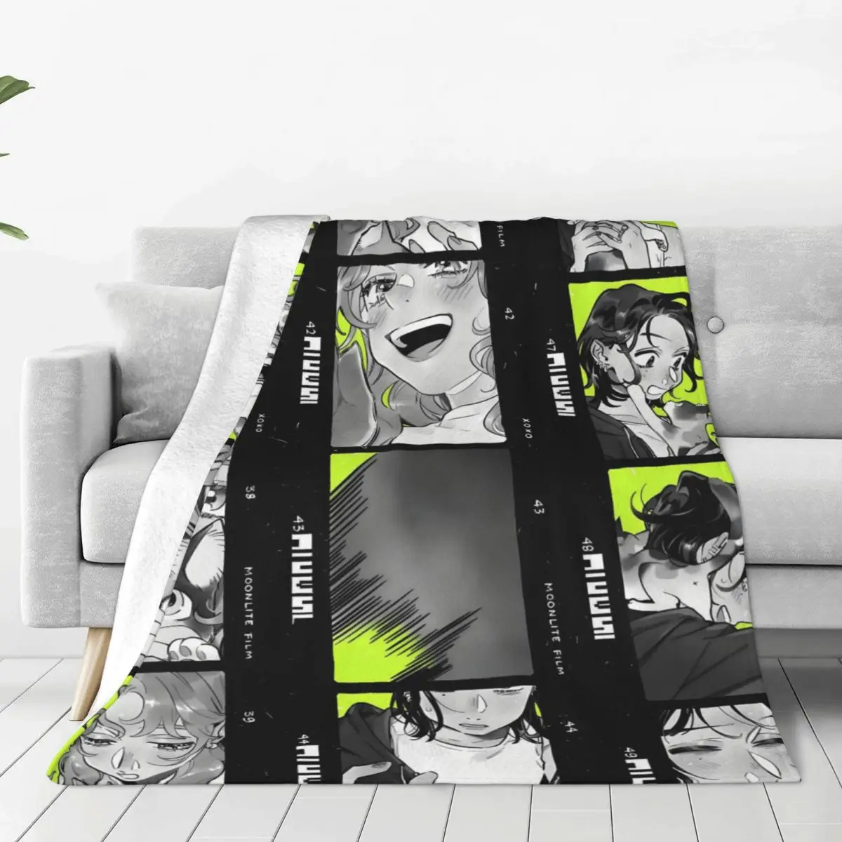 Custom The Guy She Was Interested In Wasn't A Guy At All Skicomfort Blanket 3D Print Soft Flannel Fleece Warm Throw Blankets