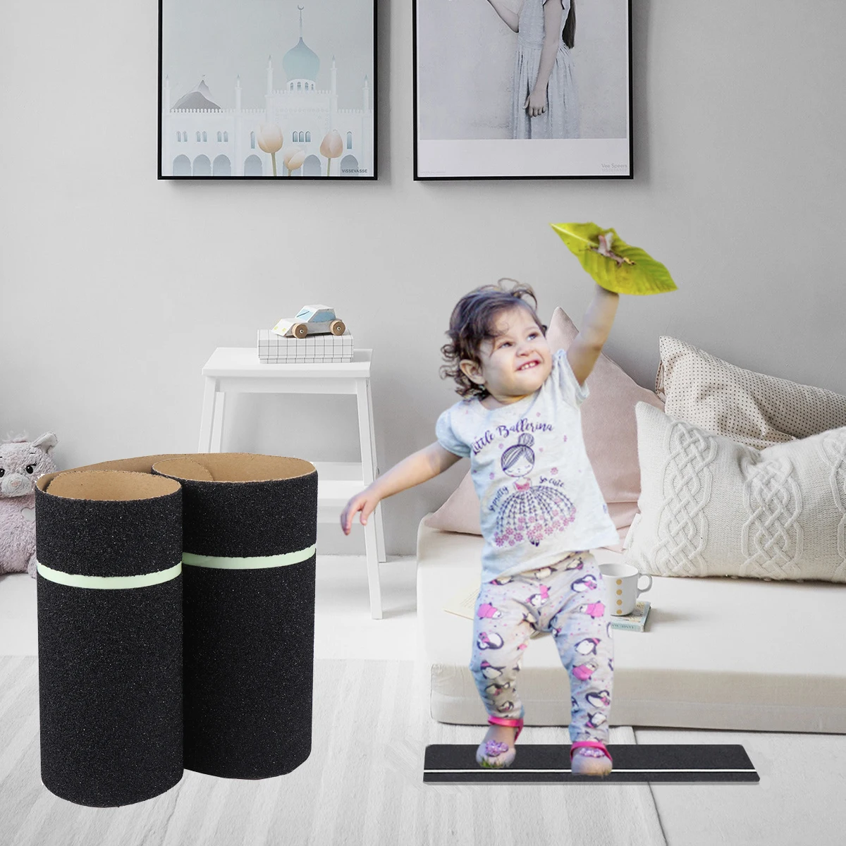 

Anti-Slip Tape Stairs Self Abrasive Stripe Steps Ladders Ramps Safety Traction Warning Tape Self Abrasive Non Skid Sticker