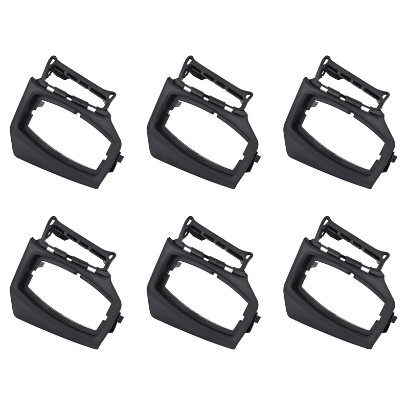 6X Car Headlight Switch Trim Frame Cover For Ford Focus 2012-2014