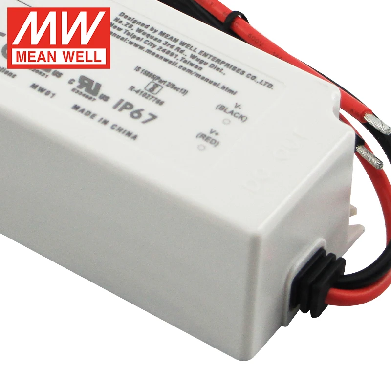 Imagem -04 - Mean Well-impermeável Led Driver Comutação de Alimentação ac para dc Transformadores de Iluminação ao ar Livre Meanwell Ip67 Lpv 100w 5v 12v 24v