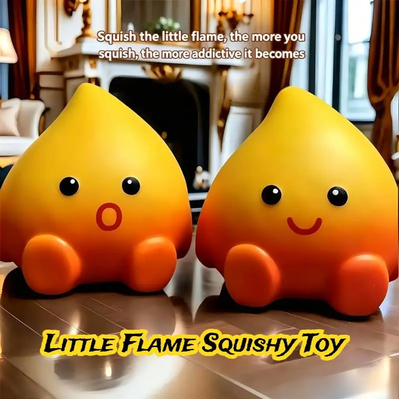 1/2pcs Internet Little Fire Man Slow Rebound Soft and Cute Toy Stress Relieving Best Friend Interactive Toys
