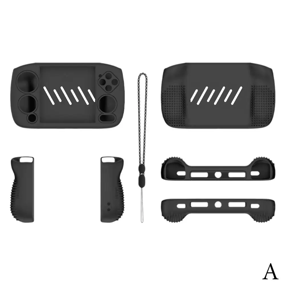 Для портативных игровых консолей Anbernic Rg Ubexx, силиконовый с пылезащитным рукавом и ремешком, устойчивым к падению K7f5