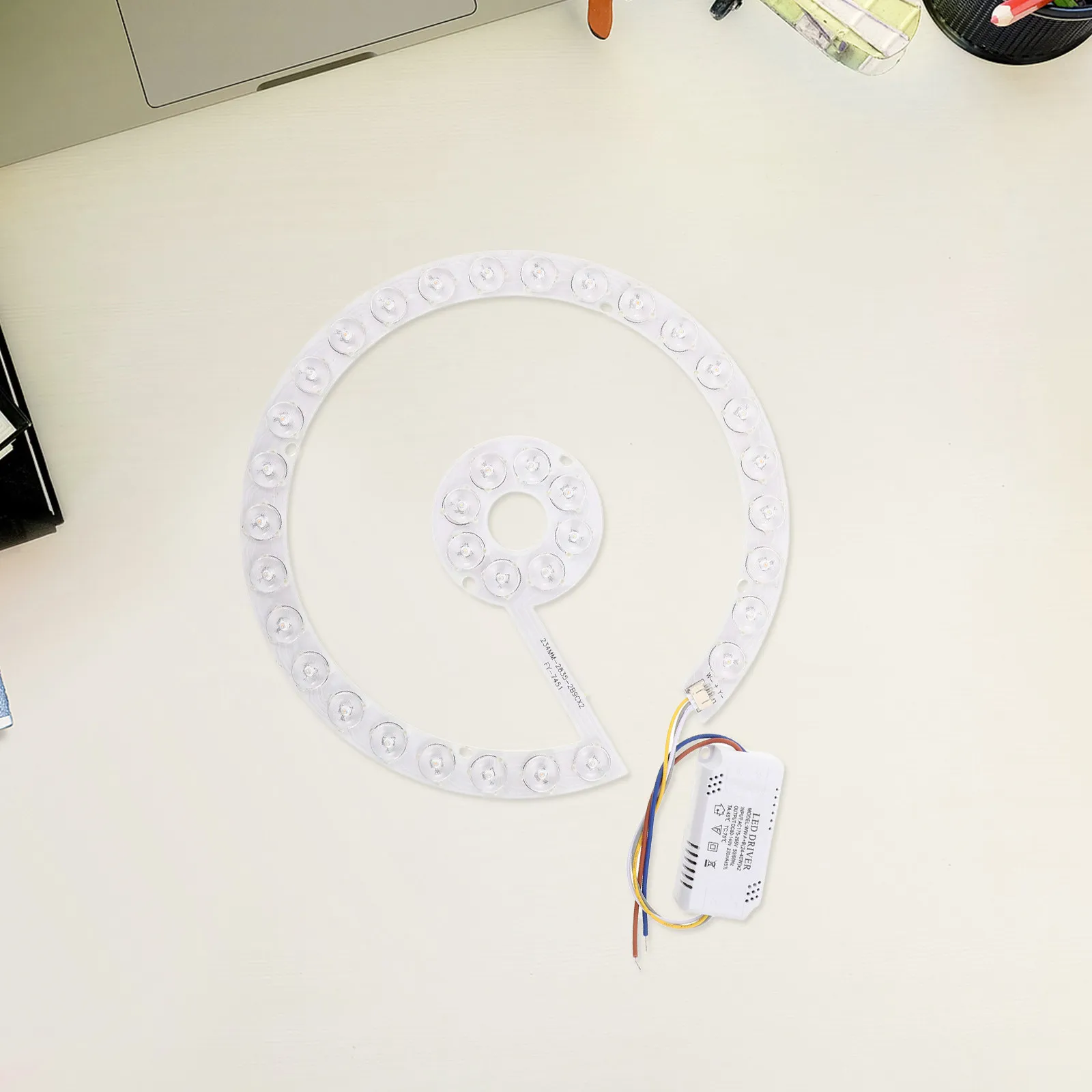 LED Ceiling Fan Light Retrofit 48W Magnetic Ring Module Flush Mount Replacement Dimmable Panel Compatible Fan Lights
