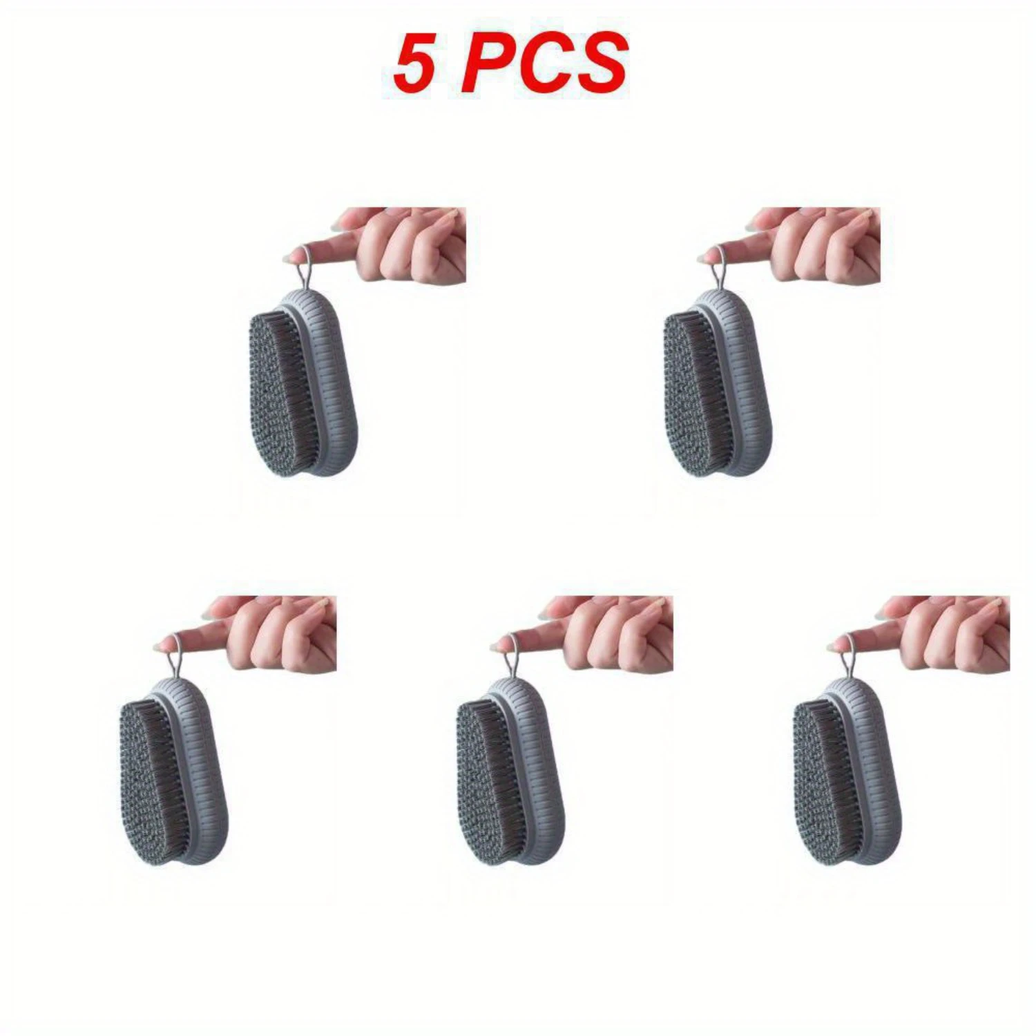 

5 Pack Cleaning Scrub Brush for Laundry Carpet - Carpet Cleaning Brush, Laundry Brush for Stains on Clothes, Scrub Brushes for C