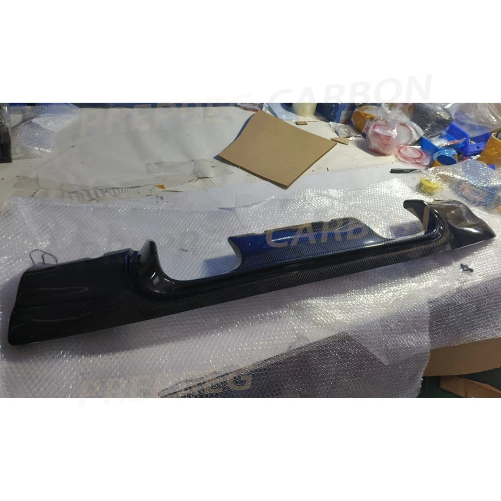 

Rear Bumper Diffuser Lip For BMW E46 M3 Coupe 2000 - 2006 Real Carbon Fiber Rear Boot Spoiler Splitter Fiberglass