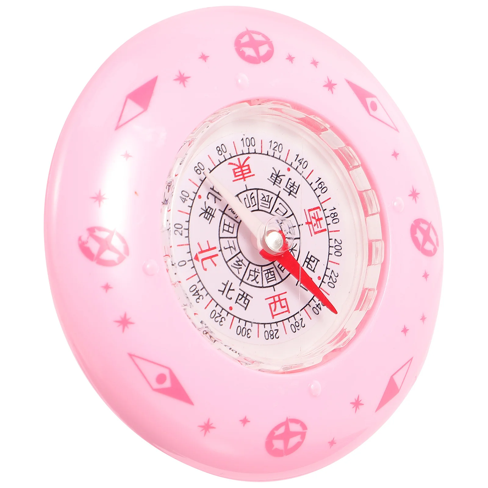 1 قطعة المحمولة المدمجة في الهواء الطلق للمشي التخييم الملاحة طالب العلوم تجربة القراصنة البوصلة خريطة البوصلة #4