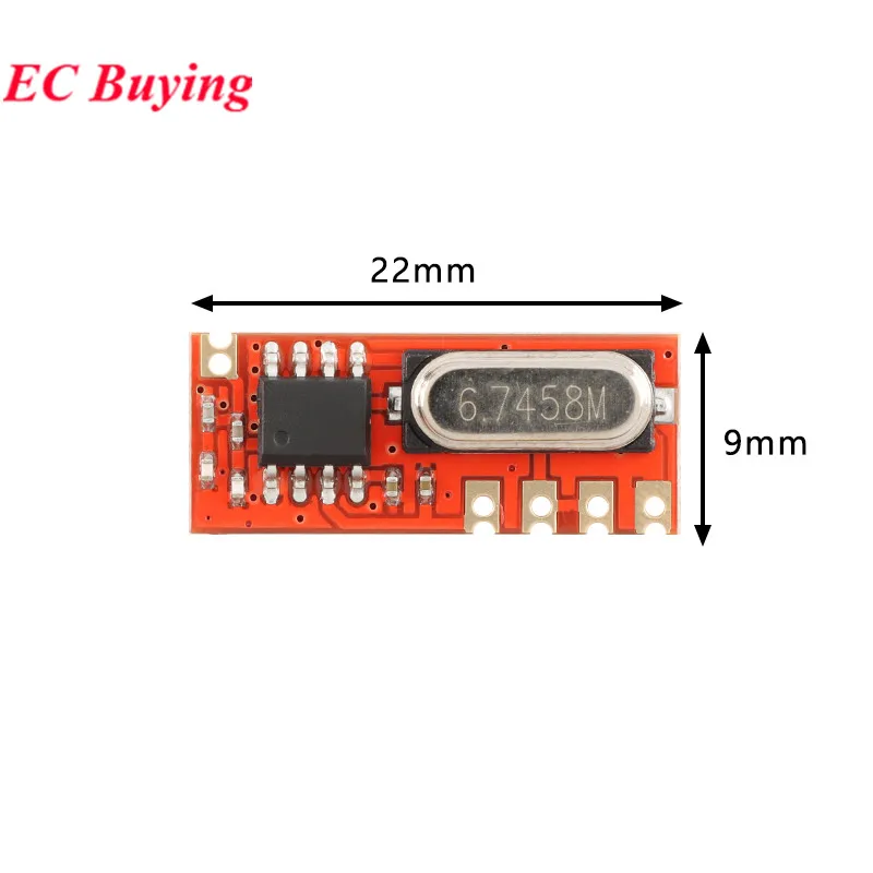 1Pc-10Pcs 315MHz 433MHz Wireless RF Remote Control Receiver Module ASK Modulation High Sensitivity Long Distance 100m Smart Home