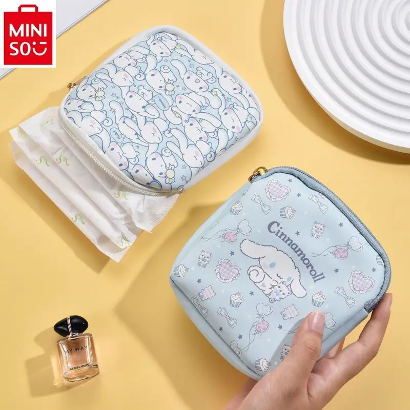 MINISO-Bolsa portátil bonito dos desenhos animados, grande capacidade de armazenamento, Sanrio, Jade, Guigou