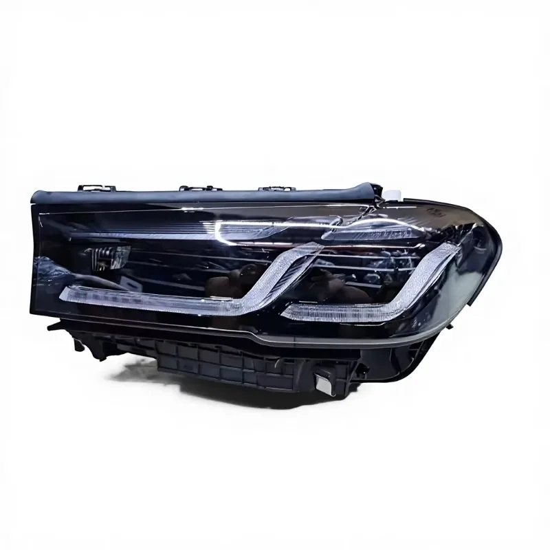 Headlight Assembly for BMW 5 Series G30 G38 G30LCI G30LED 2021 2022 2023 Original Headlamp Direct Replacement Without Computers