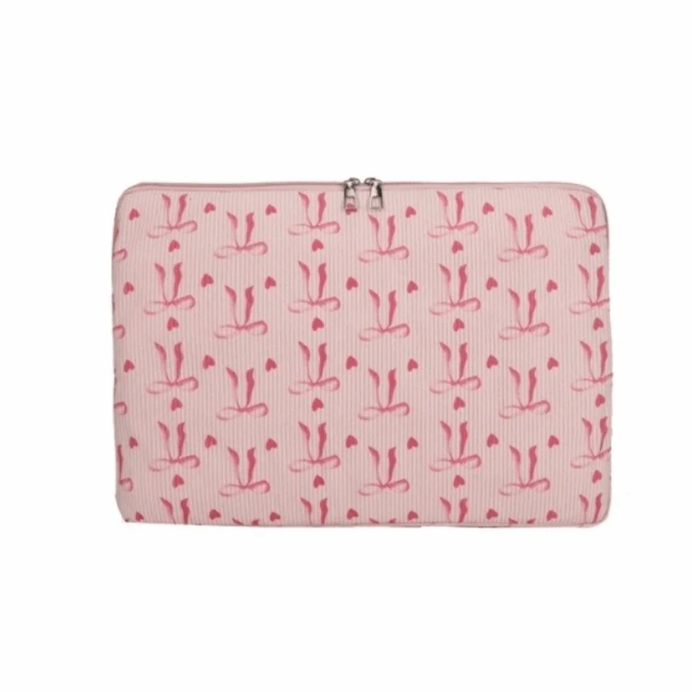 New Bow Print Laptop Case Protective Shockproof Laptop Sleeve Lightweight Tablet Protective Pouch School