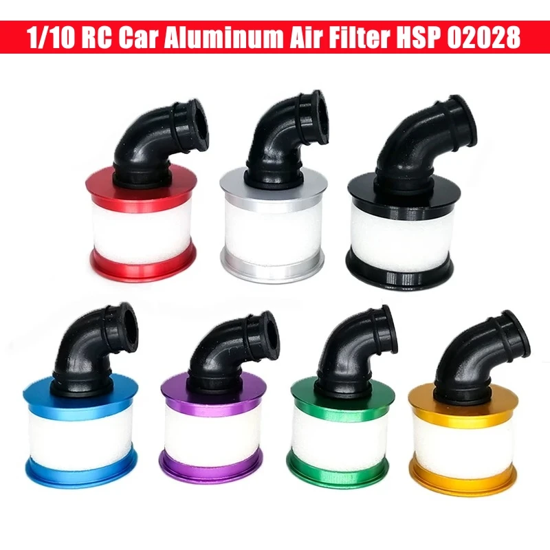 

1pcs 1/10 RC Model Car Metal Air Filter HSP 02028 For RC Car Carburetor Upgrade Parts