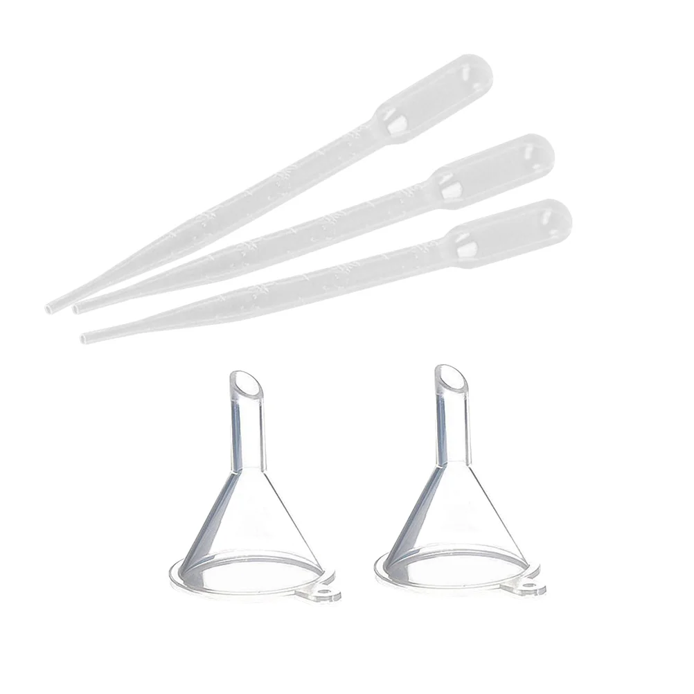 5 PCS Liquid Funnel Transfer Droppers Graduated Perfume Pipettes Extractive Pack