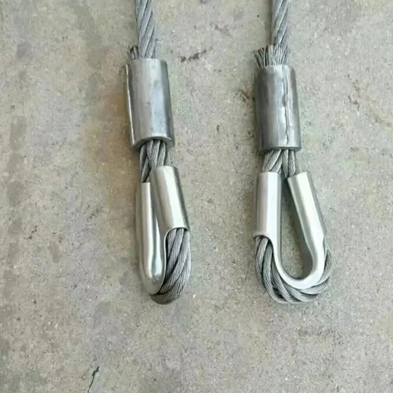 ABNL Cable Thimble Stainless Steel Rope Thimble Rope Thimble Rigging For Wire Rope Cable Wire Rope Chain Thimble Racking Tool