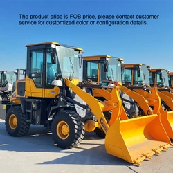 CE EPA Mini Hydraulic Mini Excavator Front Loader Wheel Loader China Sale Wheel Loader 0.8 Ton