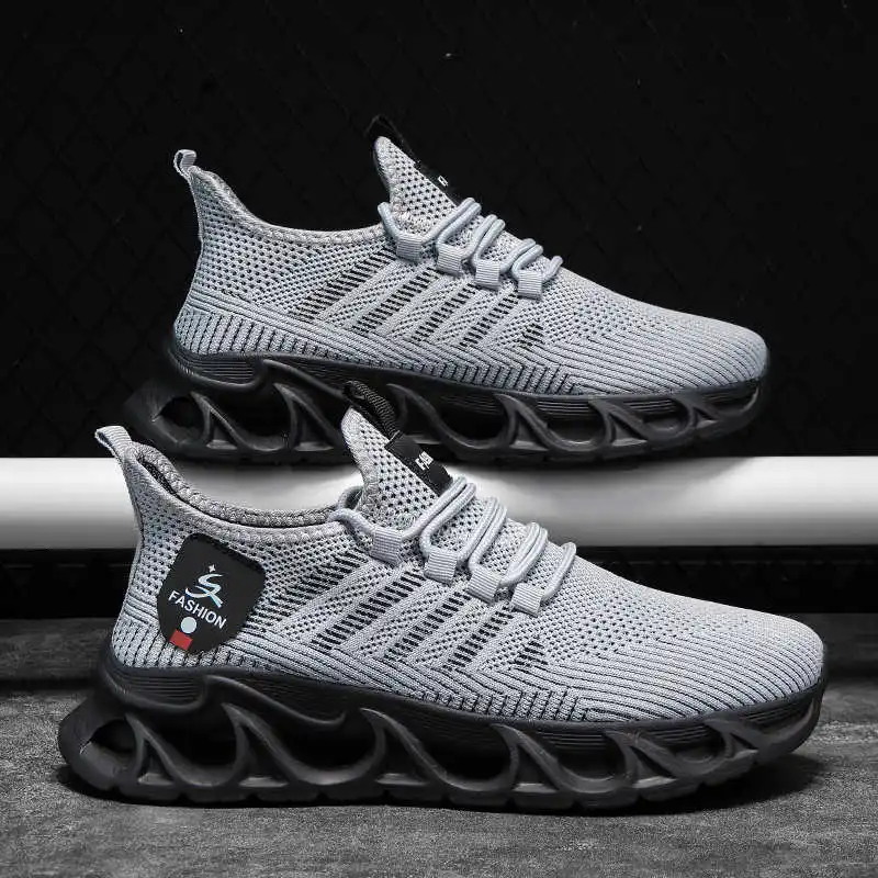 High Platform Perforated Large Boots Loafers Shoes Mens Gray Sneakers Sport Trending Products Lofer 4yrs To 12yrs